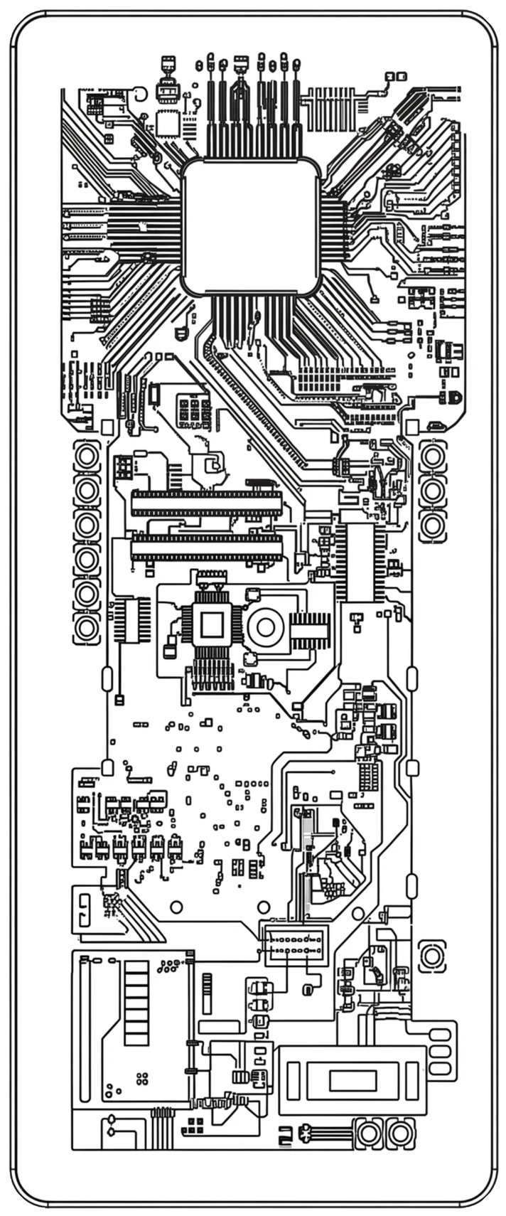 Technical drawing of the MYRA implant
